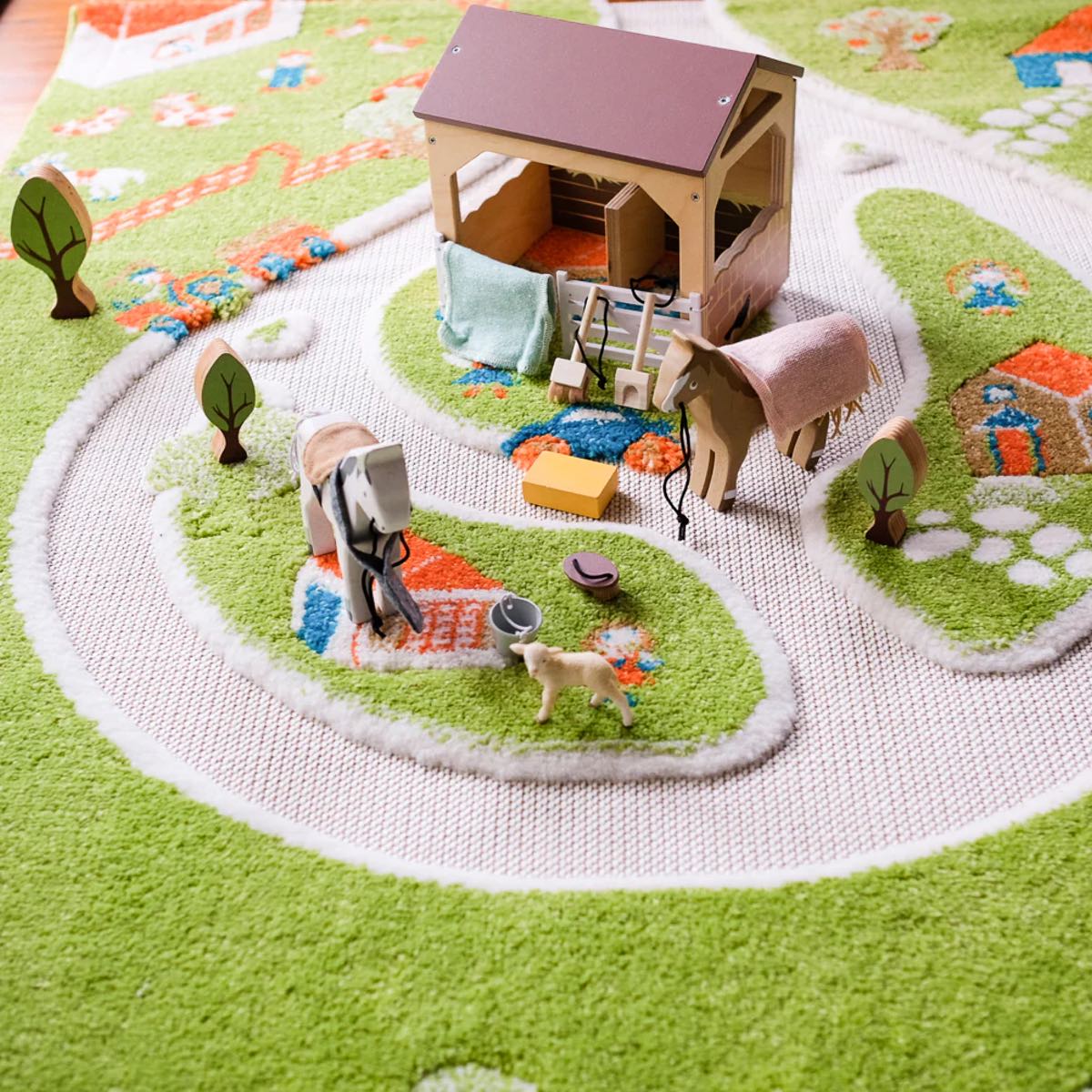 BinoLand 3D Rug - Farm