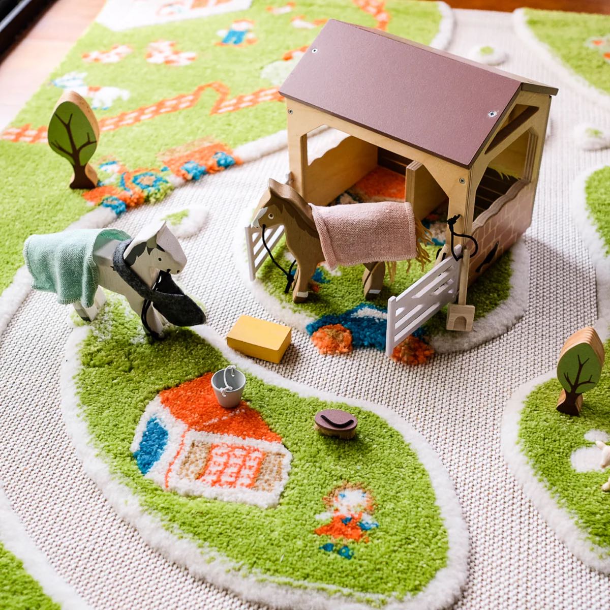 BinoLand 3D Rug - Farm