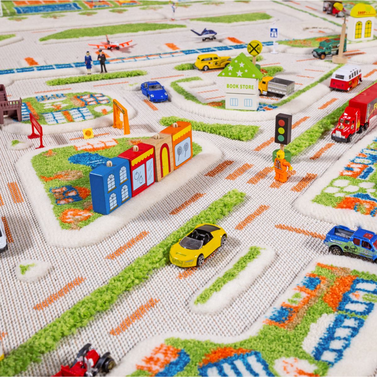 BinoLand 3D Rug - Traffic Park