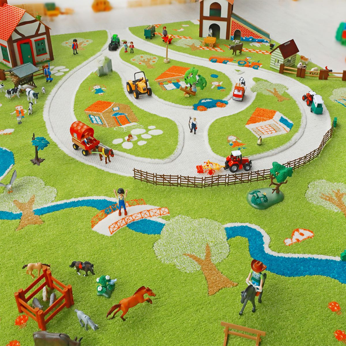 BinoLand 3D Rug - Farm