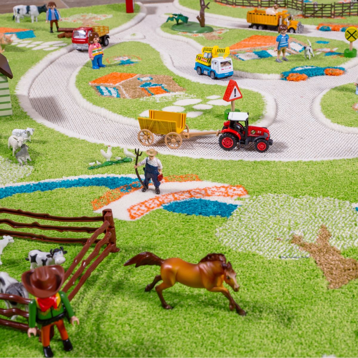 BinoLand 3D Rug - Farm