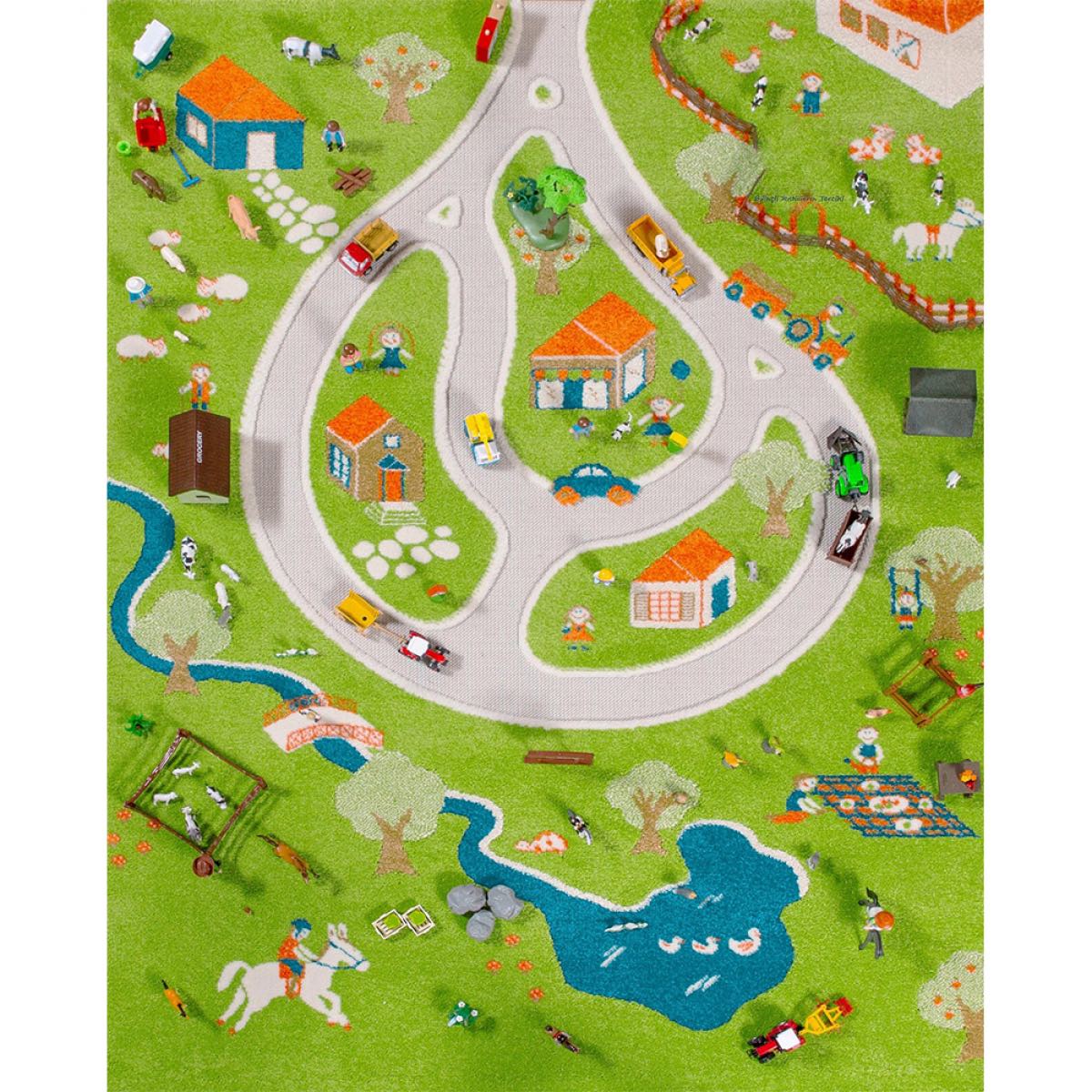BinoLand 3D Rug - Farm