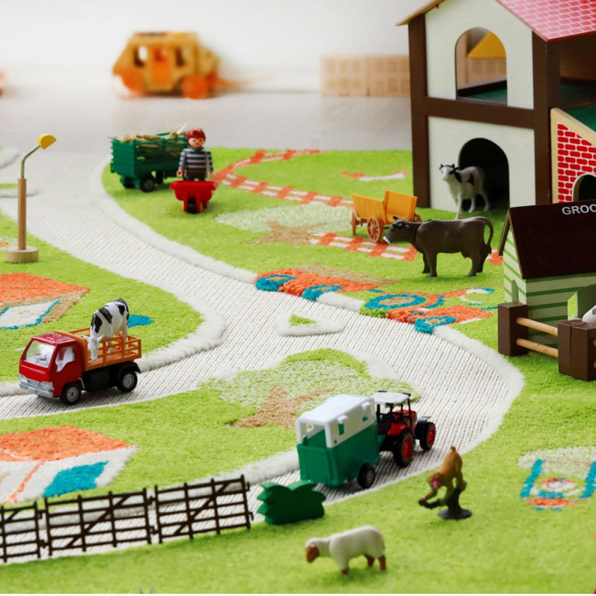 BinoLand 3D Rug - Farm